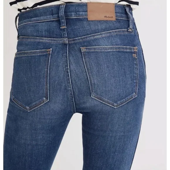 🎉Host Pick🎉 Madewell 9” Mid-Rise Skinny Jeans‎ Size 25 w/ 5 pockets & stretch - Picture 2 of 10